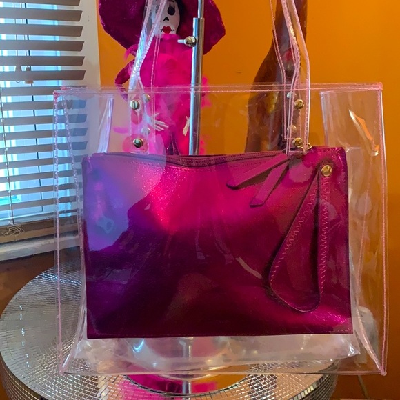 New and Clearly the one transparent stadium tote set! - Picture 3 of 11